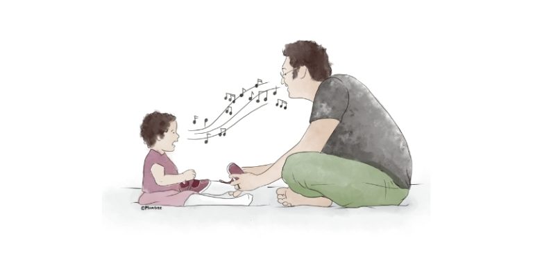 Using songs to guide children through daily activities