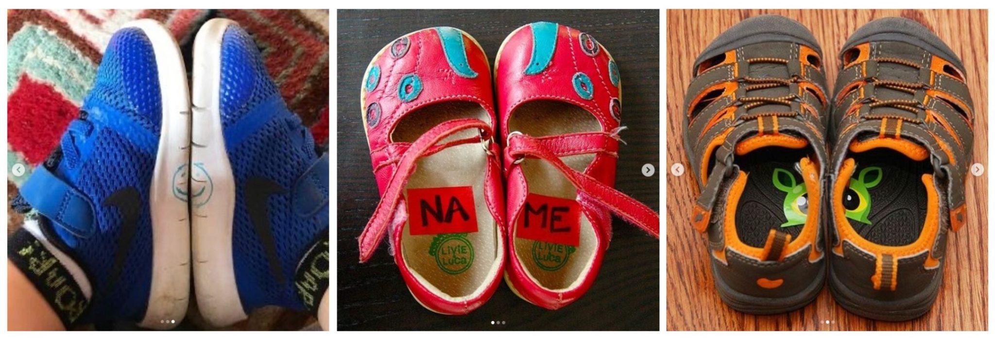 Teaching children how to put shoes on the correct feet Plumtree